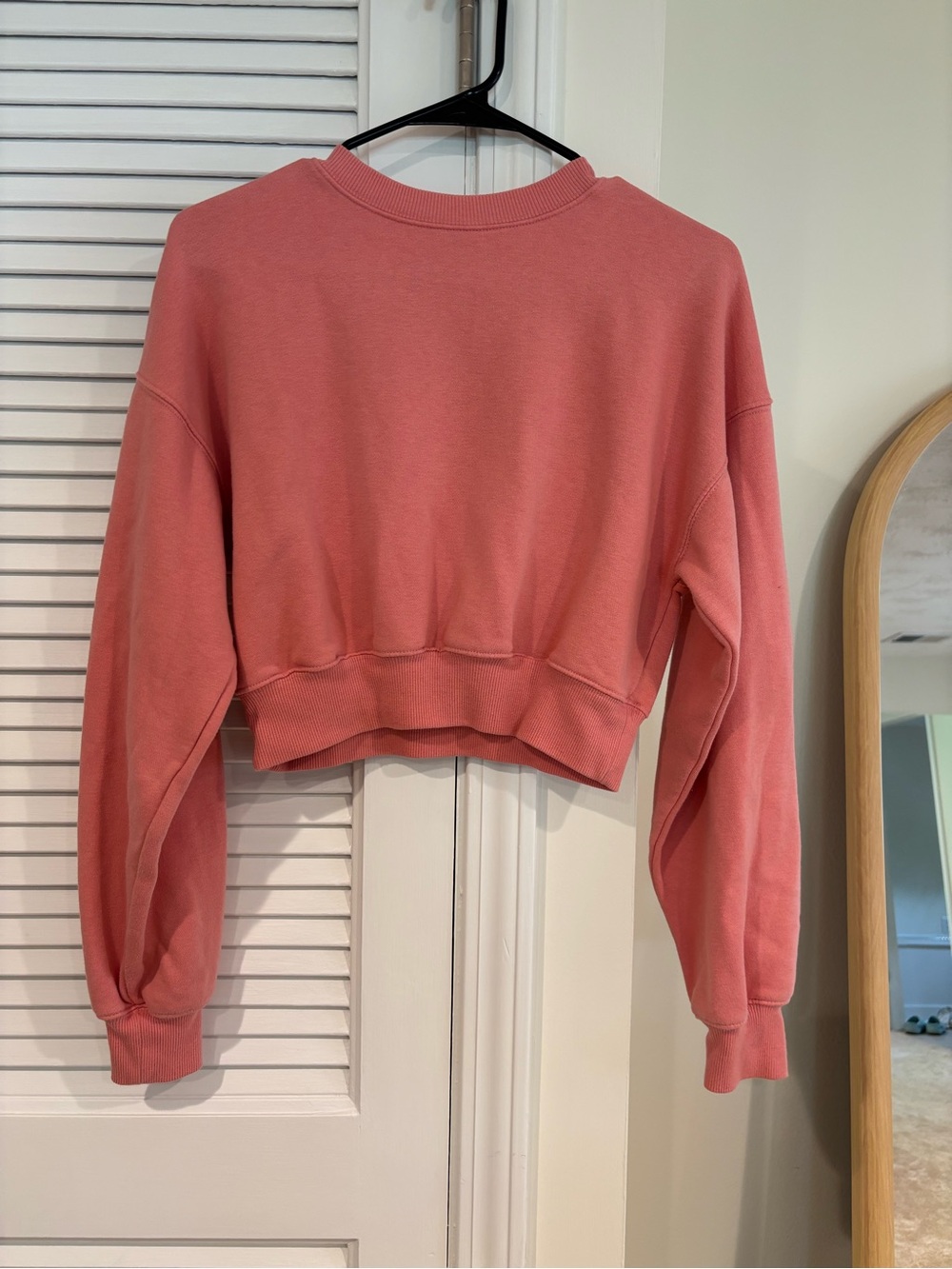 wild fable Cropped Sweatshirt in Coral Pink